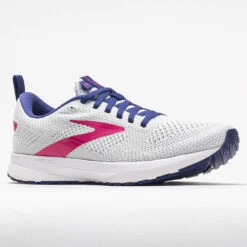 Brooks Revel 5 Women's White/Navy/Pink -Cheap Shoes Store 047265 5