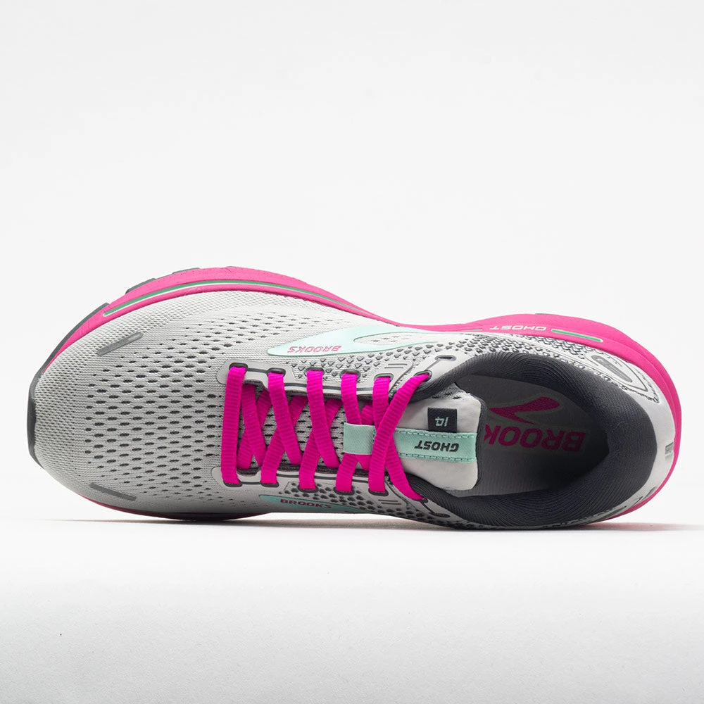 Brooks Ghost 14 Women's Oyster/Yucca/Pink 5 Brooks Ghost 14 Women's Oyster/Yucca/Pink - Image 3