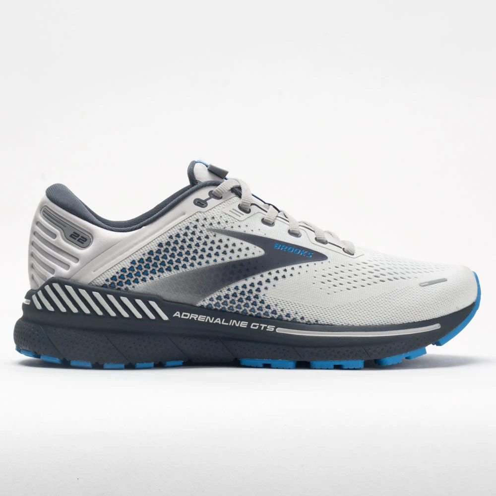 Brooks Adrenaline GTS 22 Men's Oyster/India Ink/Blue 3 Brooks Adrenaline GTS 22 Men's Oyster/India Ink/Blue