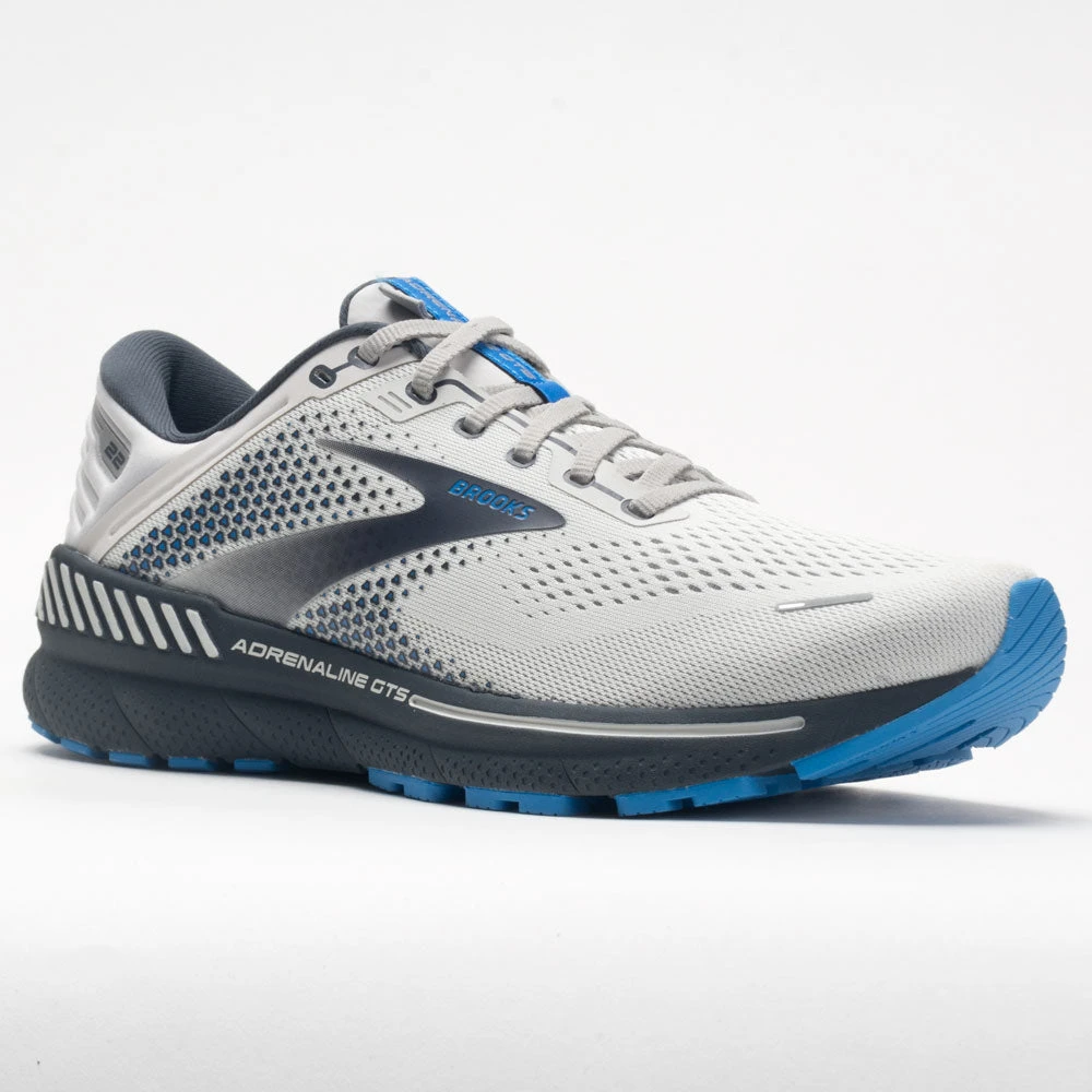 Brooks Adrenaline GTS 22 Men's Oyster/India Ink/Blue 7 Brooks Adrenaline GTS 22 Men's Oyster/India Ink/Blue - Image 5