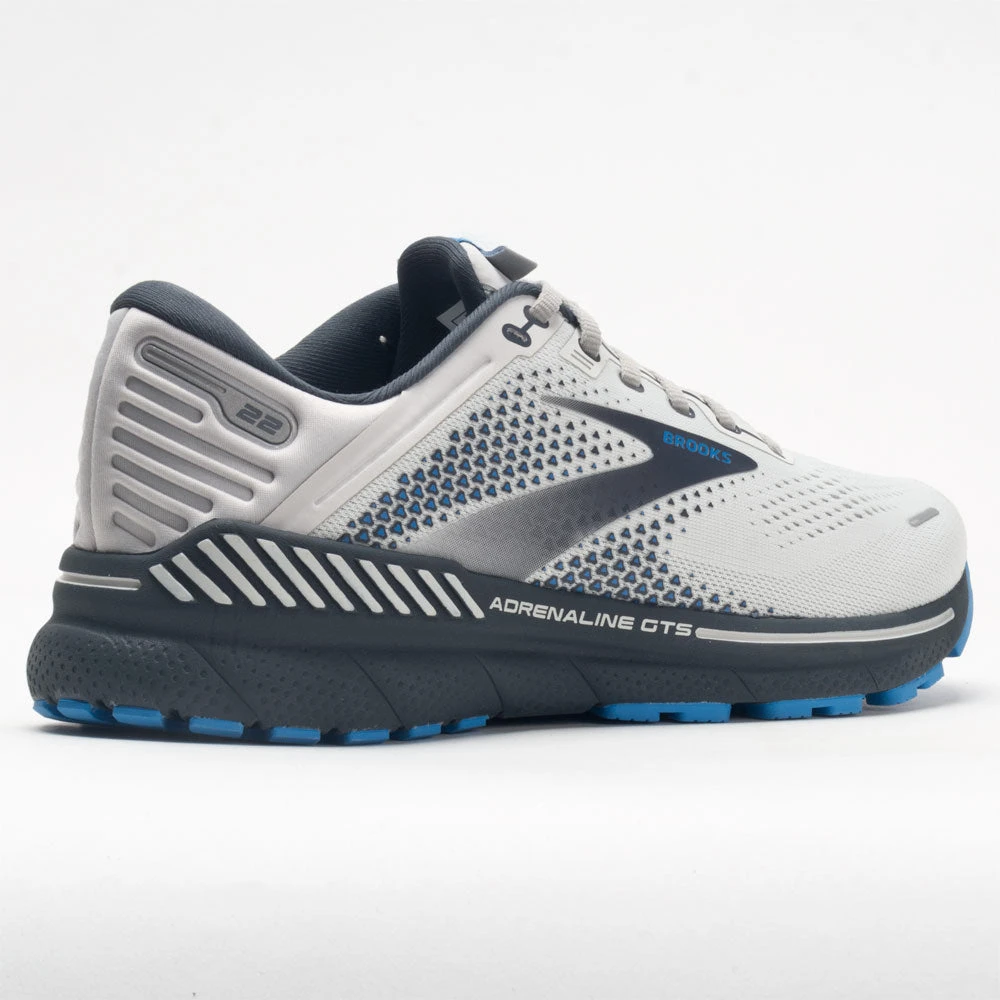 Brooks Adrenaline GTS 22 Men's Oyster/India Ink/Blue 8 Brooks Adrenaline GTS 22 Men's Oyster/India Ink/Blue - Image 6