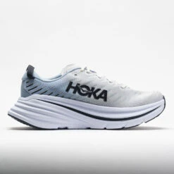 HOKA Bondi X Men's Blanc De Blanc/Blue Fog