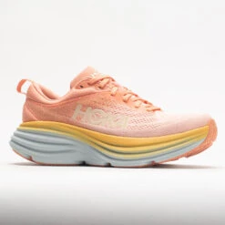 HOKA Bondi 8 Women's Shell Coral/Peach Parfait -Cheap Shoes Store 048475 5