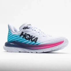 HOKA Mach 5 Women's White/Scuba Blue -Cheap Shoes Store 048542 5
