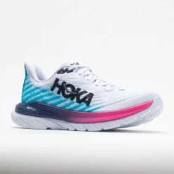 HOKA Mach 5 Men's White/Scuba Blue -Cheap Shoes Store 048548 5