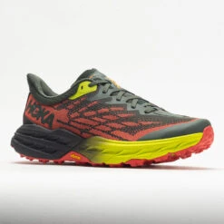HOKA Speedgoat 5 Men's Thyme/Fiesta -Cheap Shoes Store 048562 5