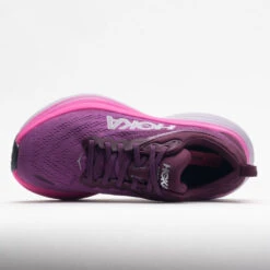 HOKA Bondi 8 Women's Beautyberry/Grape Wine -Cheap Shoes Store 048611 2