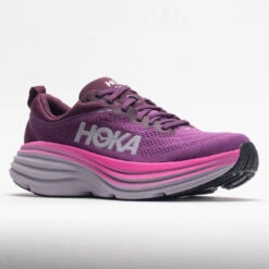 HOKA Bondi 8 Women's Beautyberry/Grape Wine -Cheap Shoes Store 048611 5