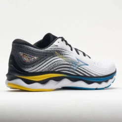 Mizuno Wave Sky 6 Men's White/Cyber Yellow -Cheap Shoes Store 049115 6