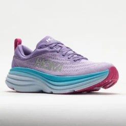HOKA Bondi 8 Women's Chalk Violet/Pastel Lilac -Cheap Shoes Store 049223 5