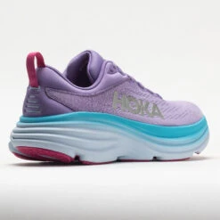 HOKA Bondi 8 Women's Chalk Violet/Pastel Lilac -Cheap Shoes Store 049223 6
