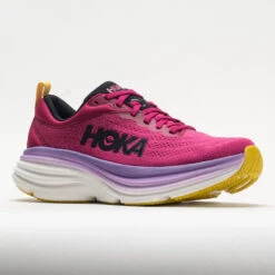 HOKA Bondi 8 Women's Cherries Jubilee/Pink Yarrow -Cheap Shoes Store 049224 5