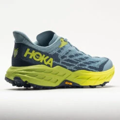 HOKA Speedgoat 5 Men's Stone Blue/Dark Citron 13 HOKA Speedgoat 5 Men's Stone Blue/Dark Citron -Cheap Shoes Store 049271 6
