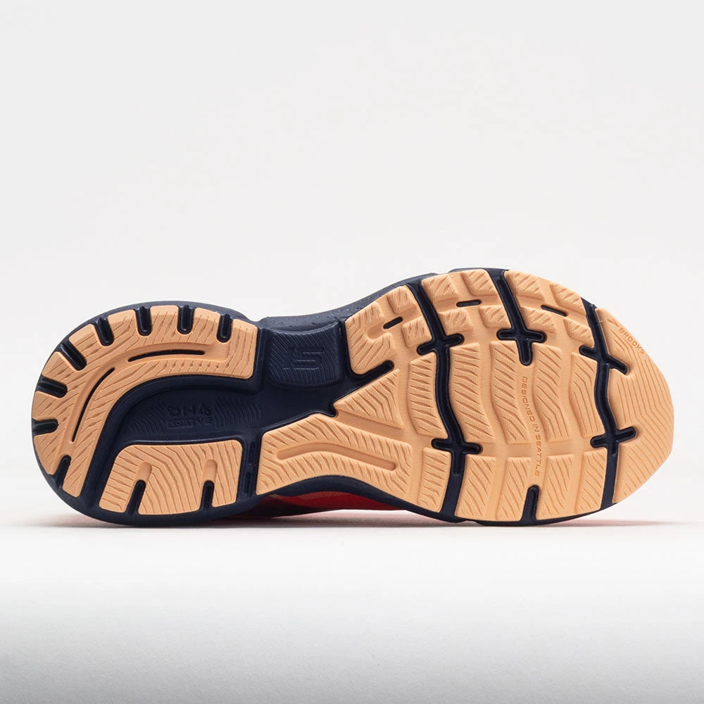 Brooks Ghost 15 Women's Coral/Navy/Peach 6 Brooks Ghost 15 Women's Coral/Navy/Peach - Image 4