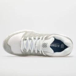 K-Swiss Hypercourt Express Women's White/Silver -Cheap Shoes Store 114259 2