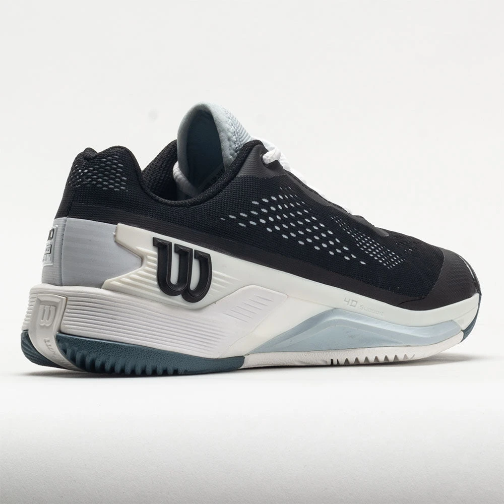Wilson Rush Pro 4.0 Women's Black/White/China Blue 8 Wilson Rush Pro 4.0 Women's Black/White/China Blue - Image 6