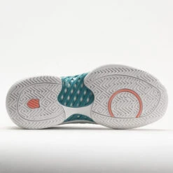 K-Swiss Hypercourt Express 2 Women's Blanc De Blanc/Nile Blue/Desert -Cheap Shoes Store 117153 4