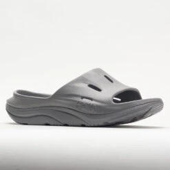 HOKA Ora Recovery Slide 3 Unisex Grey/Grey 12 HOKA Ora Recovery Slide 3 Unisex Grey/Grey -Cheap Shoes Store 570608 5